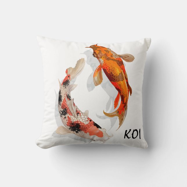 Werpkussen-KOI Vis Kussen (Voorkant)