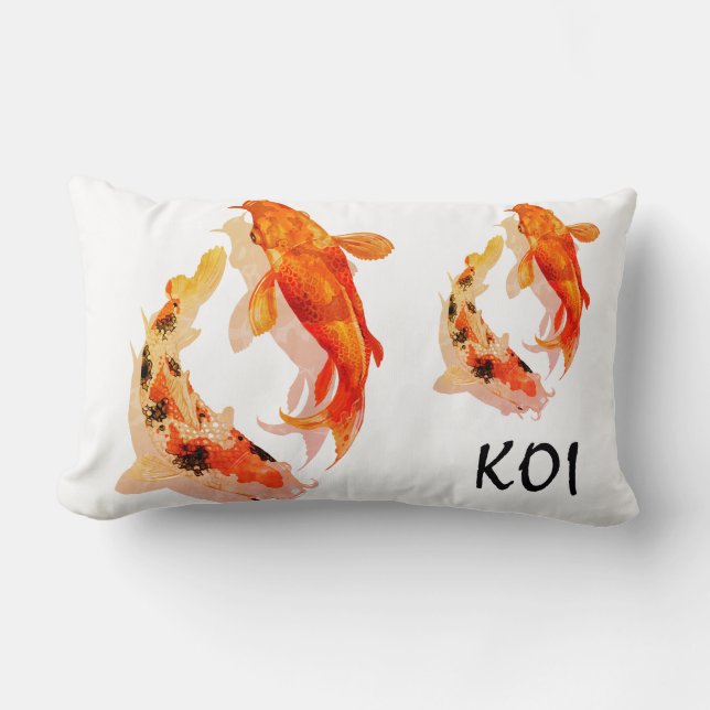Werpkussen-KOI Vis Kussen (Voorkant)