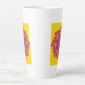 Werpkussen Latte Mok (Voorkant)