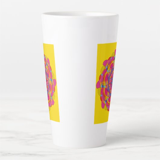 Werpkussen Latte Mok (Voorkant)
