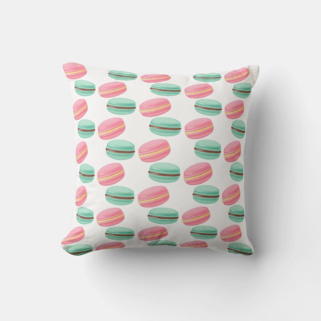 Werpkussen-Macarons Kussen (Voorkant)