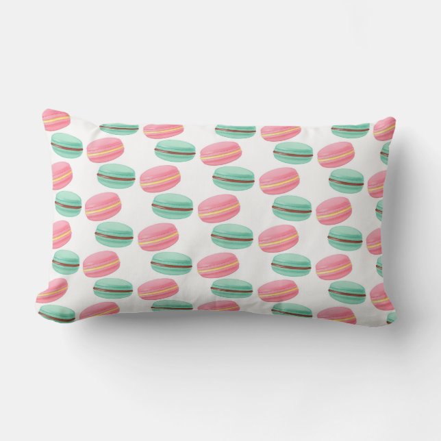 Werpkussen-Macarons Kussen (Voorkant)