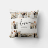 Werpkussen met foto van liefde kussen (Voorkant)