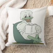 Werpkussen met lezende eend kussen (Deken)