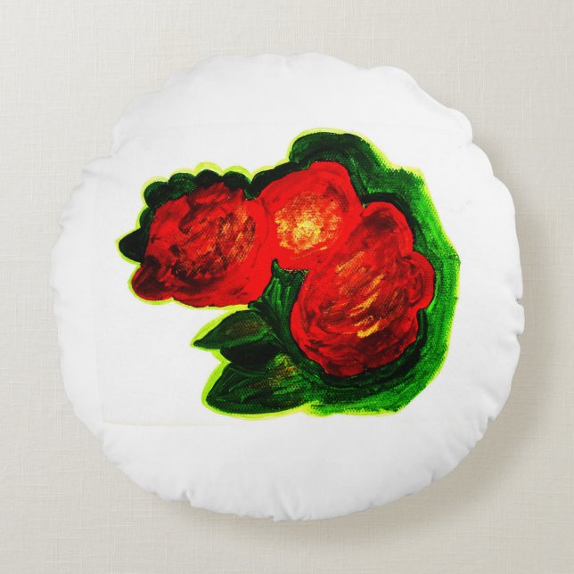 werpkussen rond kussen (Voorkant)