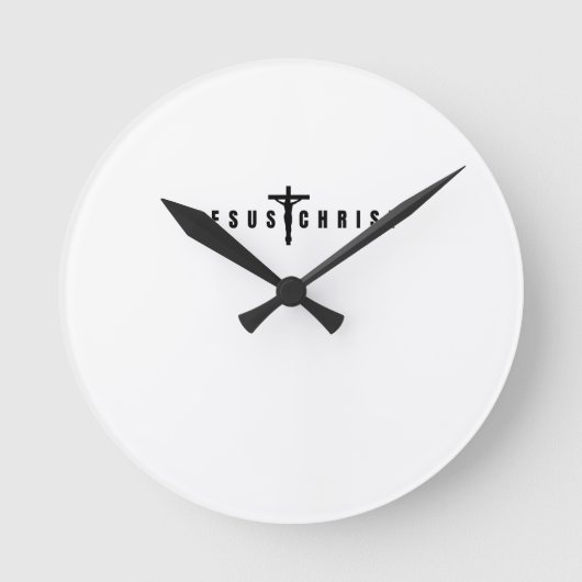 Werpkussen Ronde Klok (Voorkant)