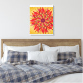 Werpkussens Canvas Afdruk (Insitu (Slaapkamer))