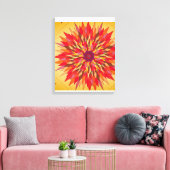 Werpkussens Canvas Afdruk (Insitu (Woonkamer))