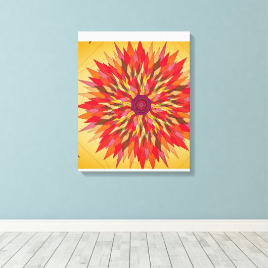 Werpkussens Canvas Afdruk (Insitu (Houten vloer))