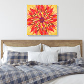 Werpkussens Canvas Afdruk (Insitu (Slaapkamer))