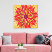 Werpkussens Canvas Afdruk (Insitu (Woonkamer))