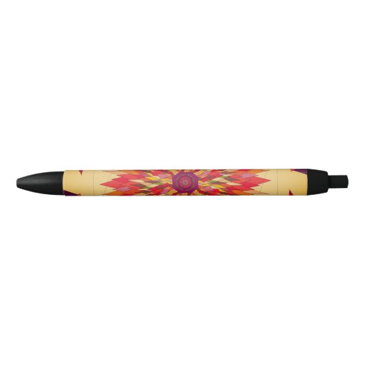 Werpkussens Zwarte Inkt Pen (Voorkant)