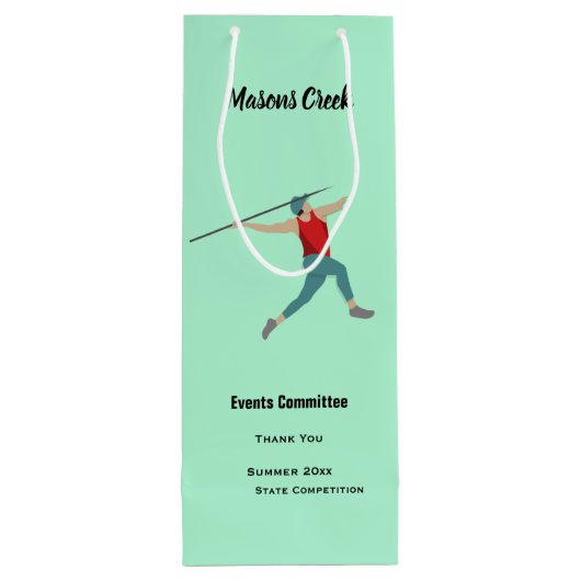 Werpspies Wijn Cadeautas (Achterkant)