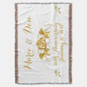 Werpt het Gouden Jubileum van de douane Deken (Voorkant Verticaal)