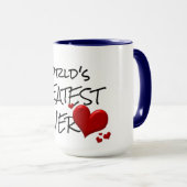 werpt het grootste liefhebber van een schattige mo mok (Voorkant rechts)