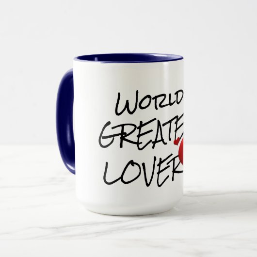 werpt het grootste liefhebber van een schattige mo mok (Voorkant links)