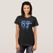 Wervel Zes Zeven Dab Druppel 6 7 Dabbing Meme , da T-shirt (Voorkant volledig)
