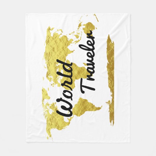 Wervelaar Gold-kaart Fleece Deken (Voorkant)
