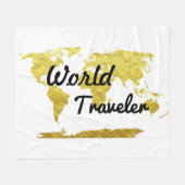 Wervelaar Gold-kaart Fleece Deken (Voorkant (Horizontaal))
