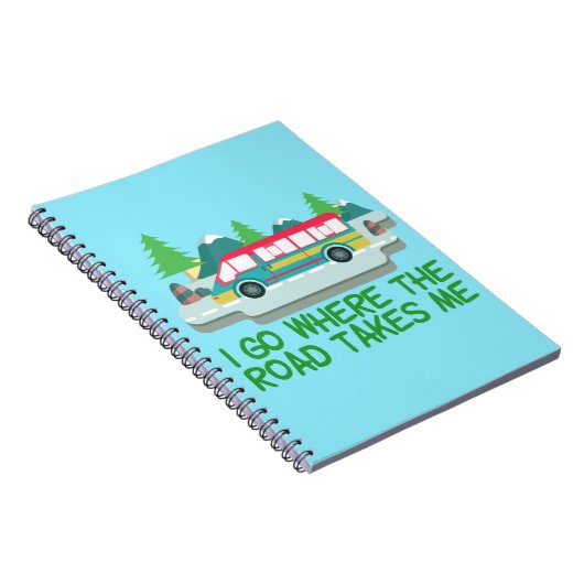 Wervelaar RV Camper Road Trip Vacking Notitieboek (Rechterzijde)