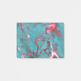 wervelde marmeren steen post-it® notes