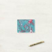 wervelde marmeren steen post-it® notes (Op bureau)