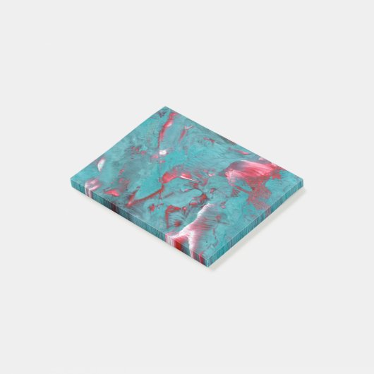 wervelde marmeren steen post-it® notes (Schuin)