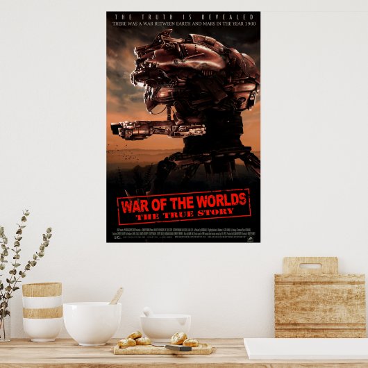 Werveldoorlog het Poster van de echte rooffilm (Keuken)