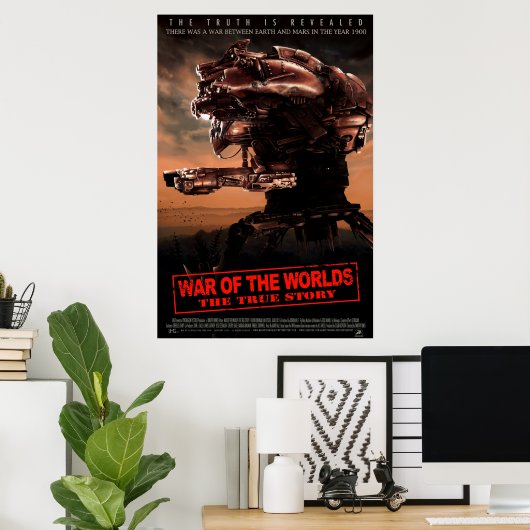 Werveldoorlog het Poster van de echte rooffilm (Thuiskantoor)
