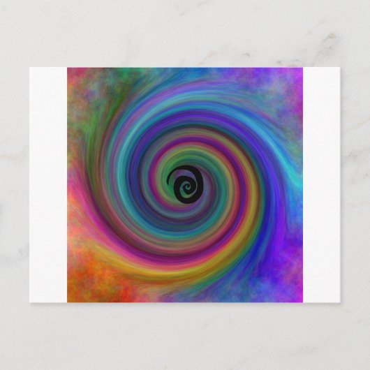 wervelen. briefkaart (Voorkant)