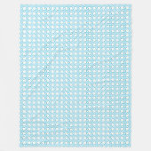 wervelend bloemblaadjespatroon fleece deken (Voorkant)