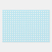 wervelend bloemblaadjespatroon inpakpapier vel (Voorkant 3)