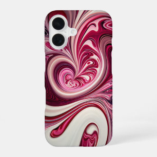 wervelend roze iPhone 16 hoesje