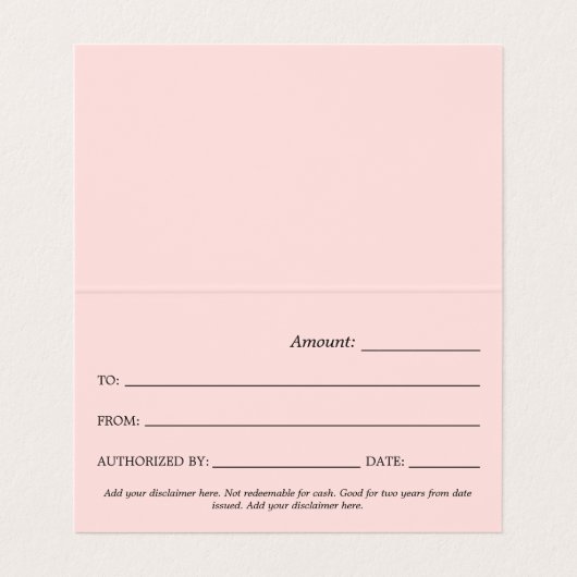 wervelend-scriptcadeaubon visitekaartje (Binnenkant ongevouwen)