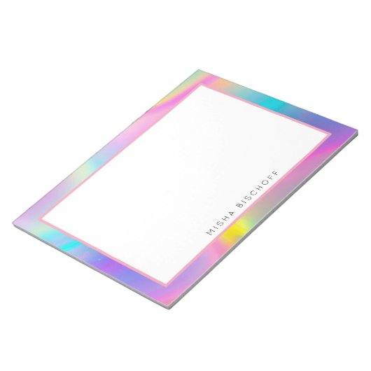 wervelend spectrum notitieblok (Schuin)