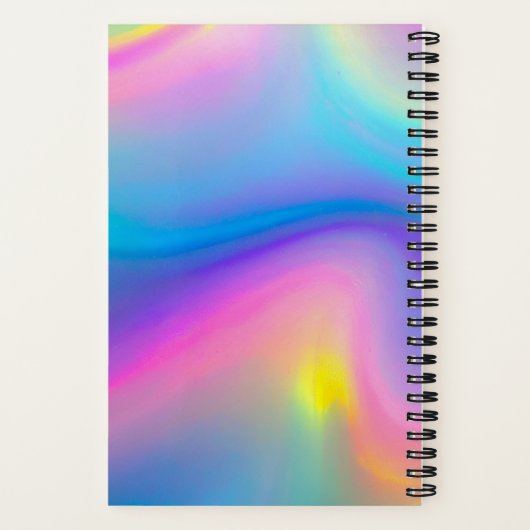 wervelend spectrum notitieboek (Achterkant)