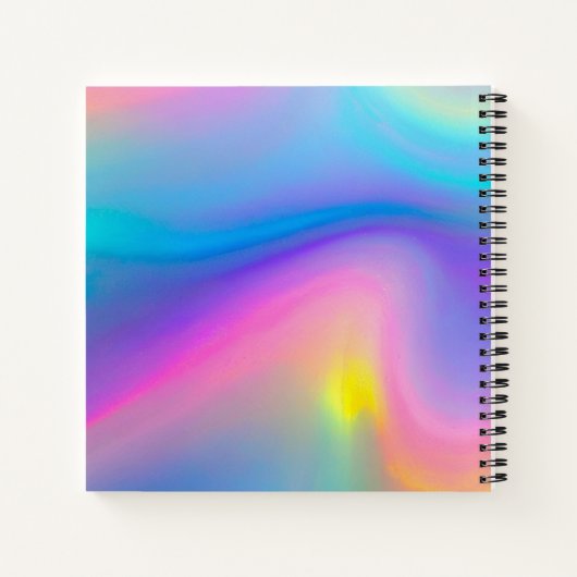 wervelend spectrum notitieboek (Achterkant)