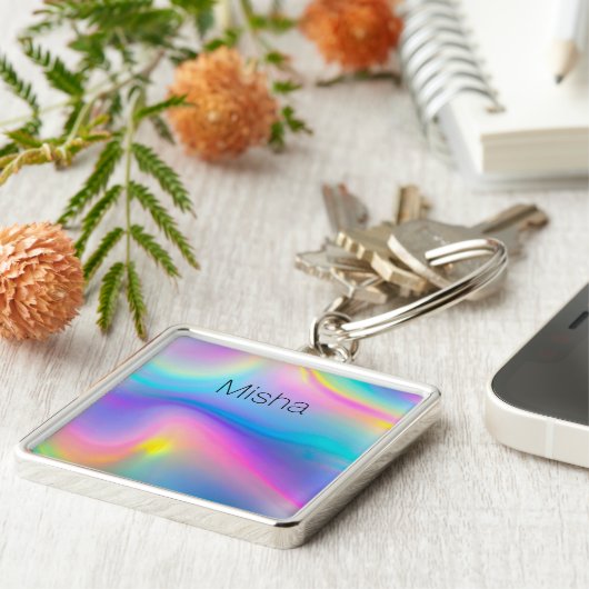 wervelend spectrum sleutelhanger (Zijkant)