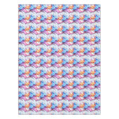 wervelend verfpatroon tafelkleed (Voorkant)