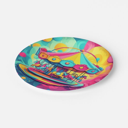 "WERVELEND WONDER" PAPIEREN BORDJE (Gekanteld)