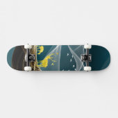 Wervelende abstracte herten persoonlijk skateboard (Horizontaal)
