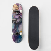 Wervelende abstracte herten persoonlijk skateboard (Voorkant)
