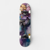 Wervelende abstracte herten persoonlijk skateboard (Voorkant)