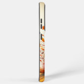 Wervelende bladeren ontwerp telefoonhoes samsung galaxy hoesje (Rechterkant)