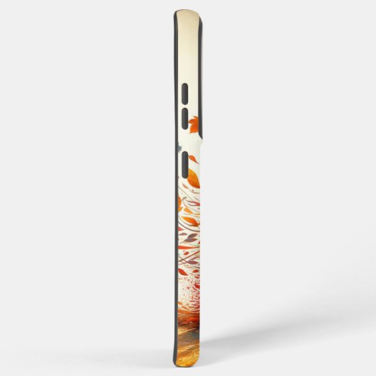 Wervelende bladeren ontwerp telefoonhoes samsung galaxy hoesje (Rechterkant)