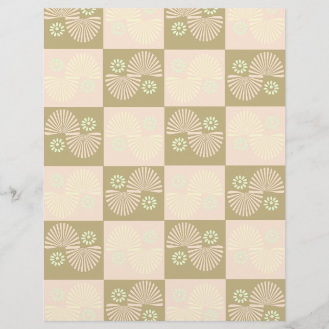 Wervelende cirkel Scrapbook papier (Voorkant)