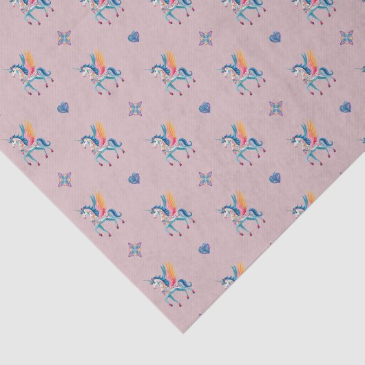 wervelende eenhoorn tissuepapier (Detail)