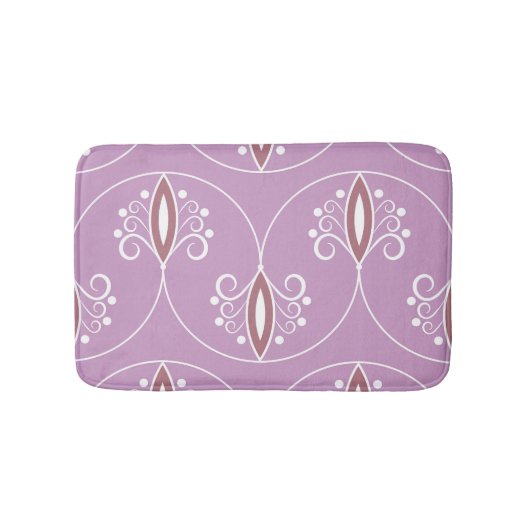 wervelende elegantie:  geometrisch badmat (Voorkant)