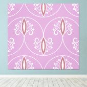 wervelende elegantie: geometrisch canvas afdruk (Insitu (Houten vloer))