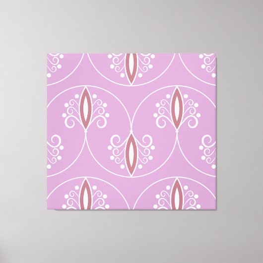 wervelende elegantie: geometrisch canvas afdruk (Voorkant)